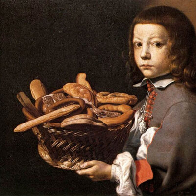 Boy with a Basket of Bread; Copyright: Evaristo Baschenis [Public domain], via Wikimedia Commons