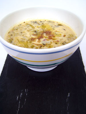Joghurt-Lauch-Suppe