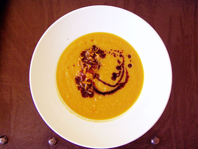 Süßkartoffel-Rettich-Suppe